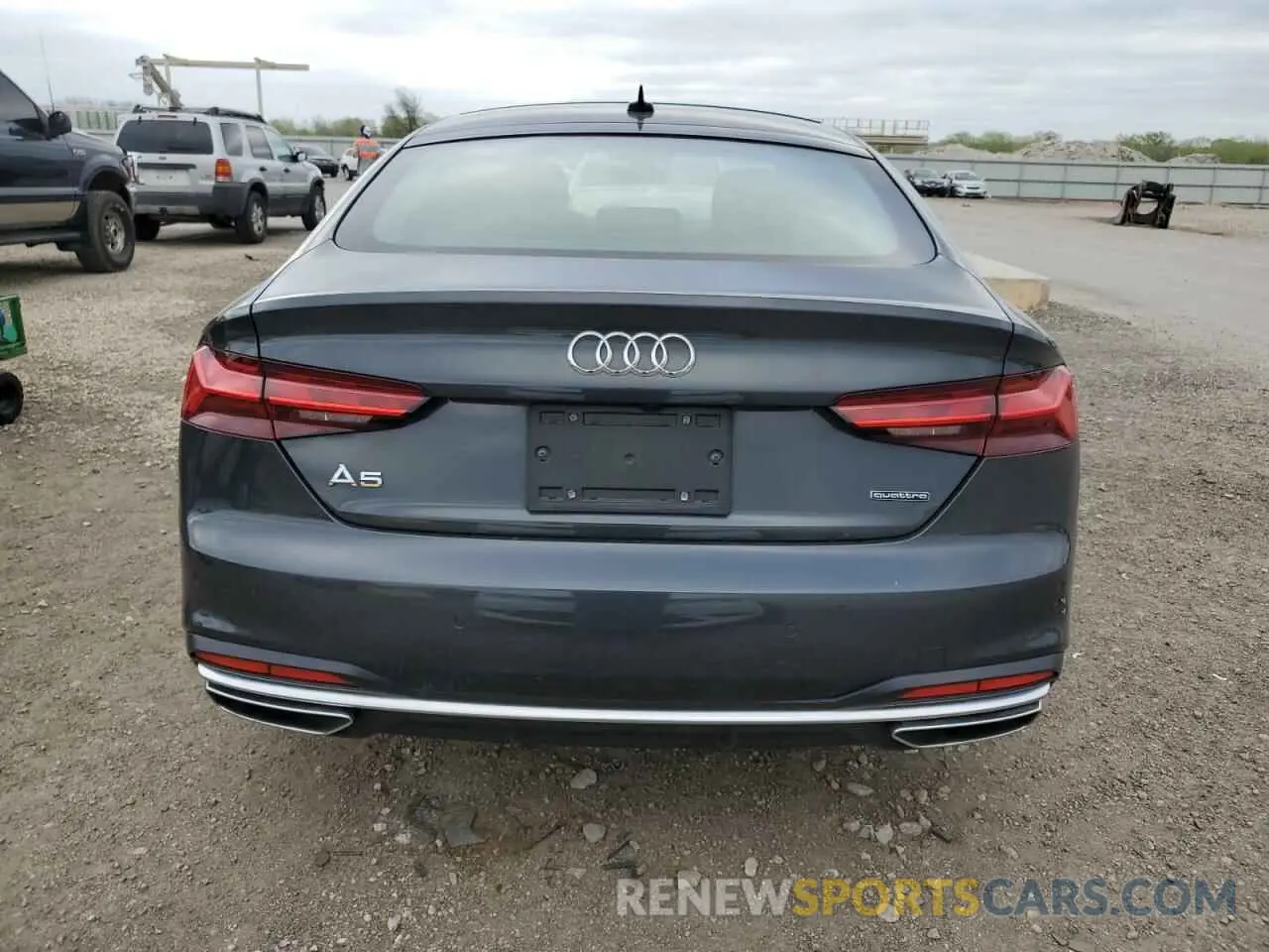 6 fotografías del automóvil dañado WAUABCF58MA062598 AUDI A5 2021