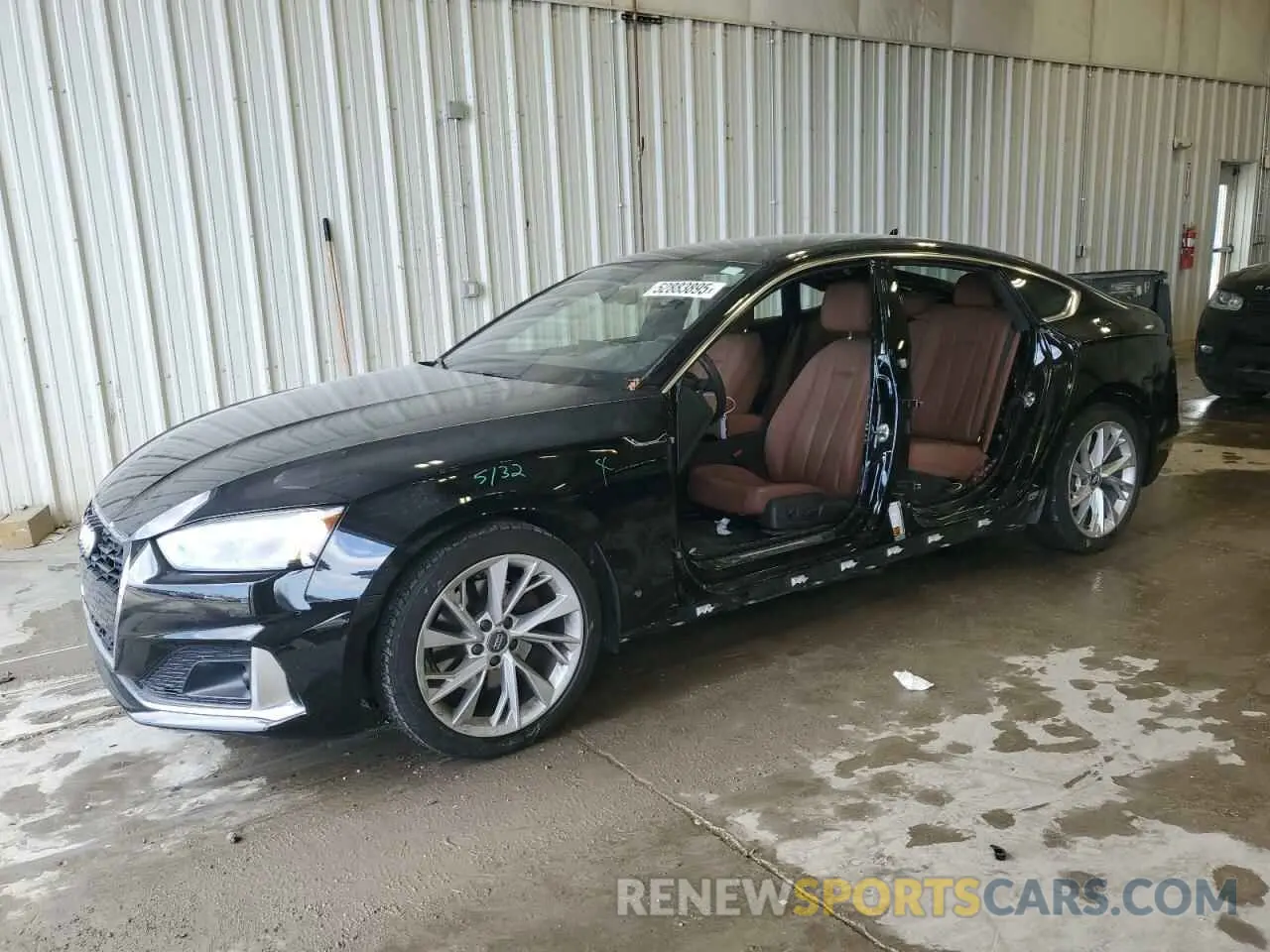 1 fotografías del automóvil dañado WAUCBCF51MA019651 AUDI A5 2021