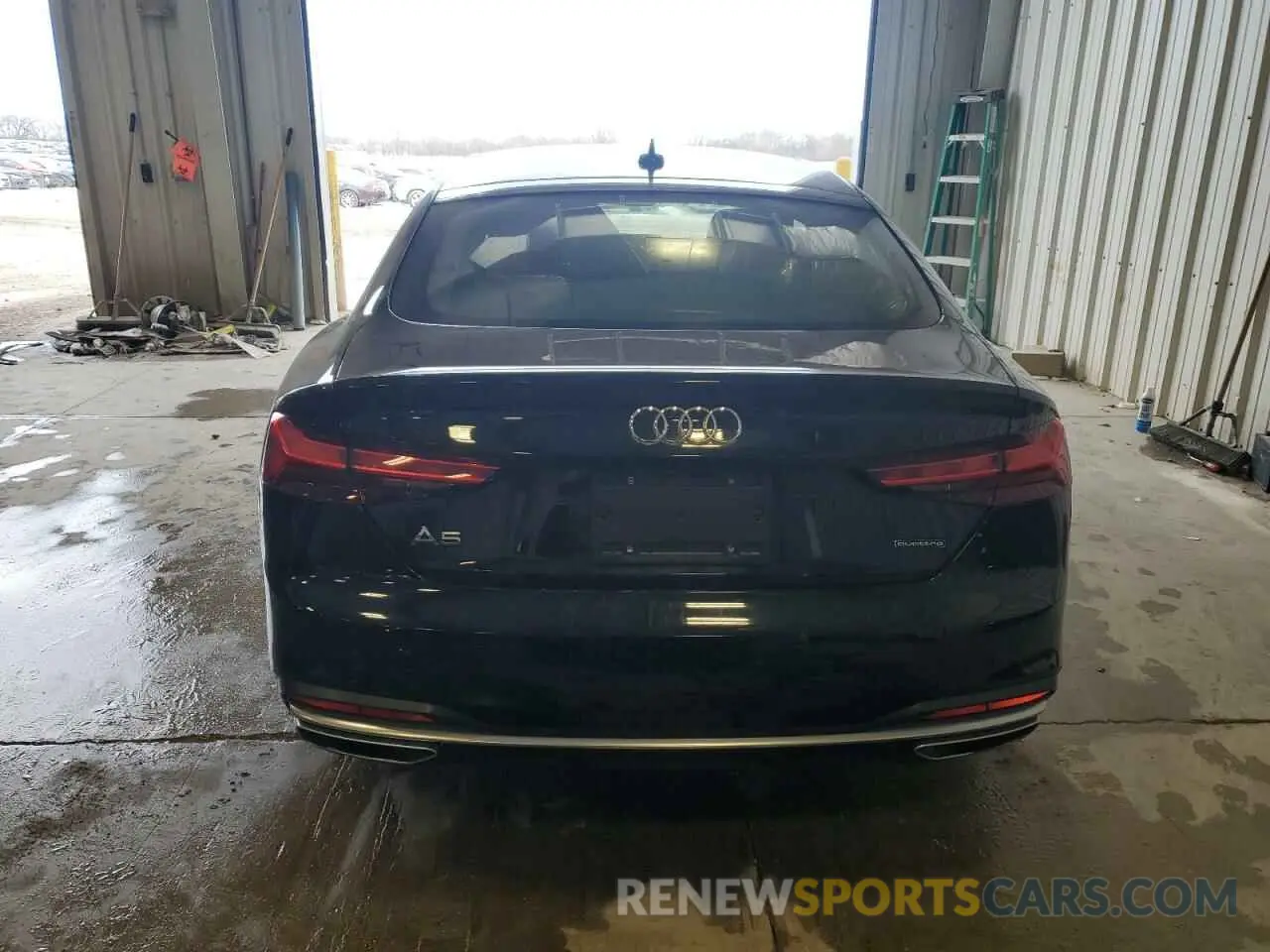 6 fotografías del automóvil dañado WAUCBCF51MA019651 AUDI A5 2021