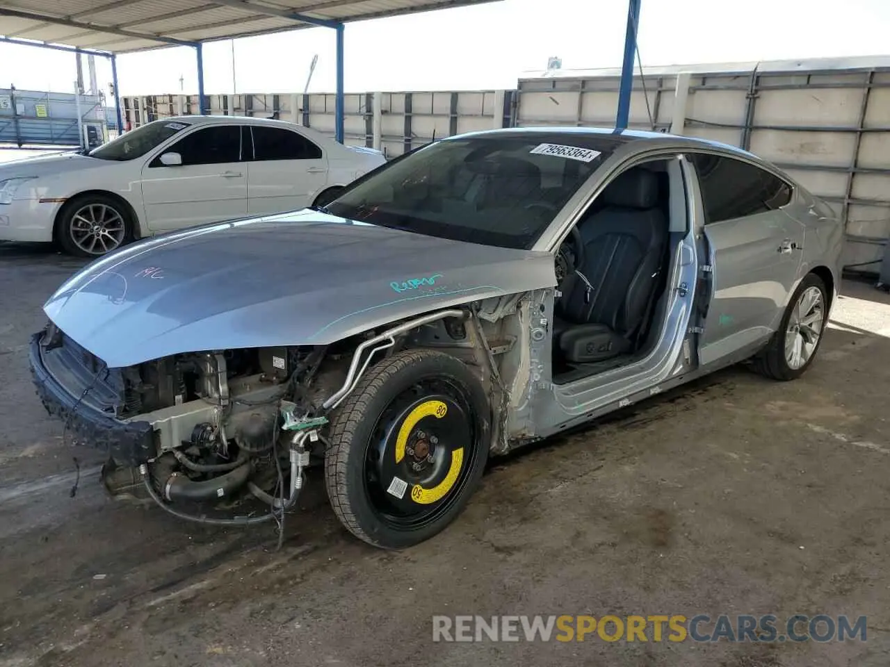 1 fotografías del automóvil dañado WAUCBCF55MA011715 AUDI A5 2021