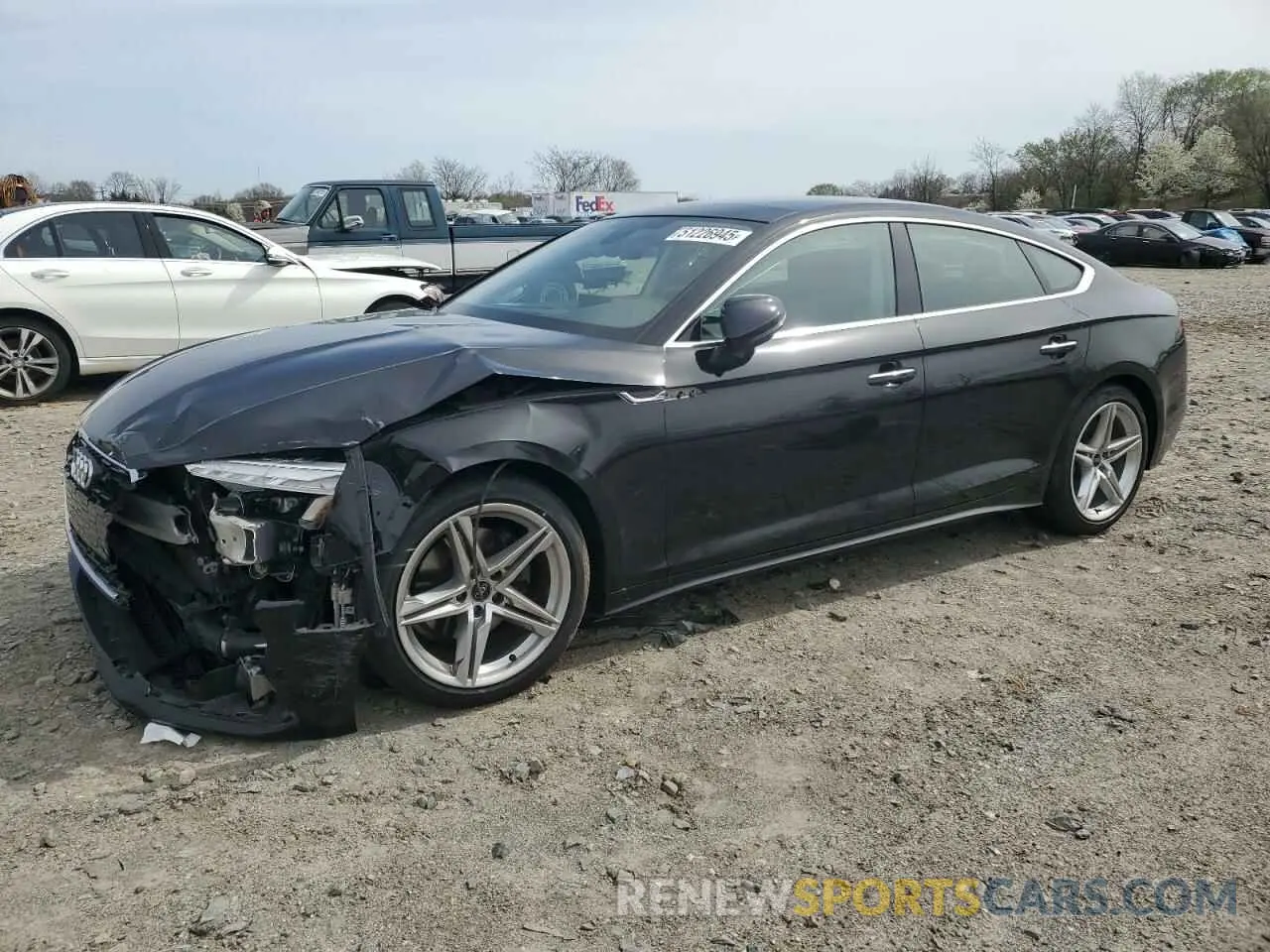 1 fotografías del automóvil dañado WAUCBCF57MA055196 AUDI A5 2021