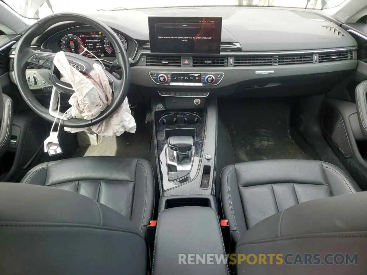 8 fotografías del automóvil dañado WAUCBCF57MA055196 AUDI A5 2021