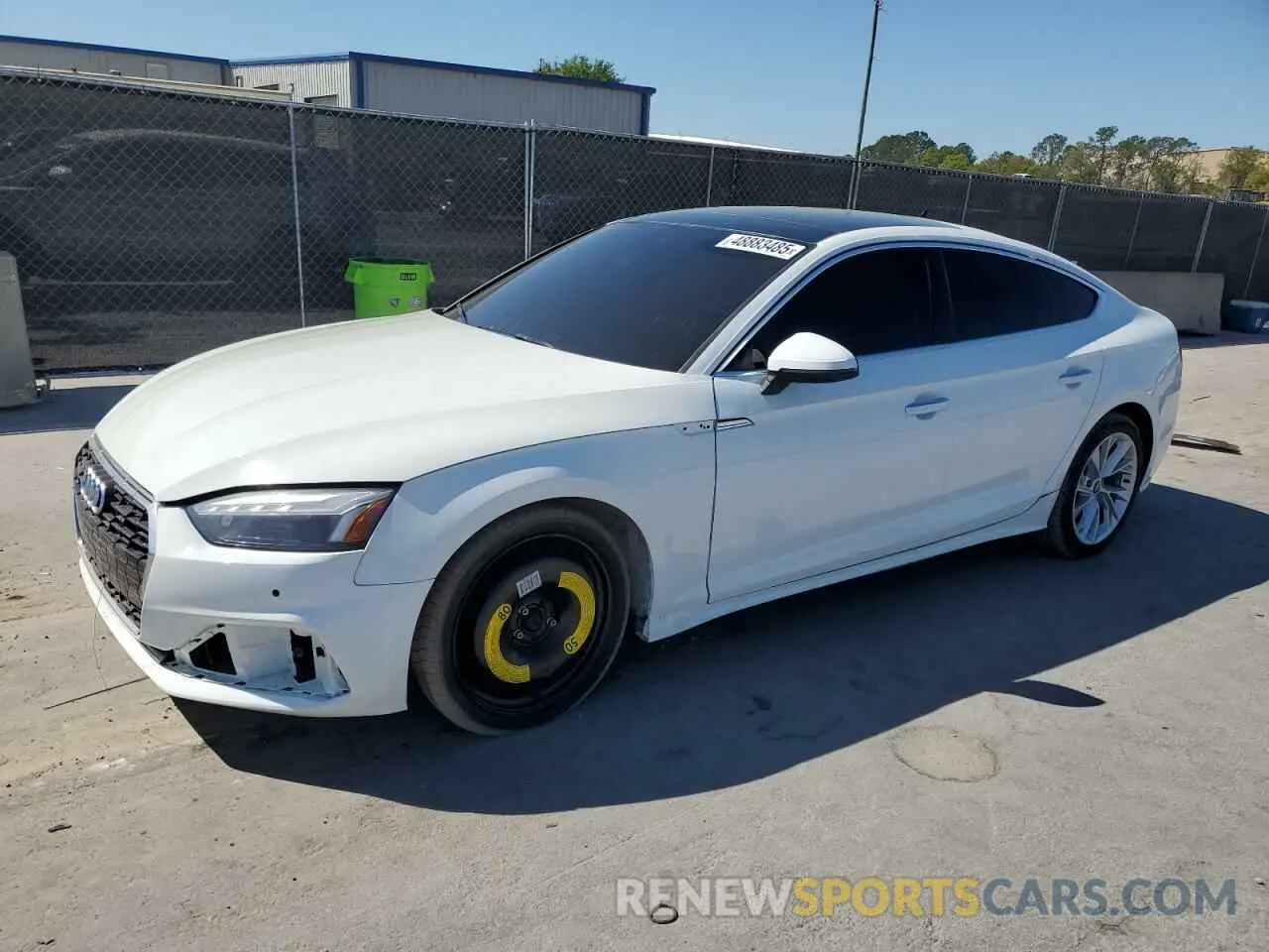 1 fotografías del automóvil dañado WAUCBCF5XMA061395 AUDI A5 2021
