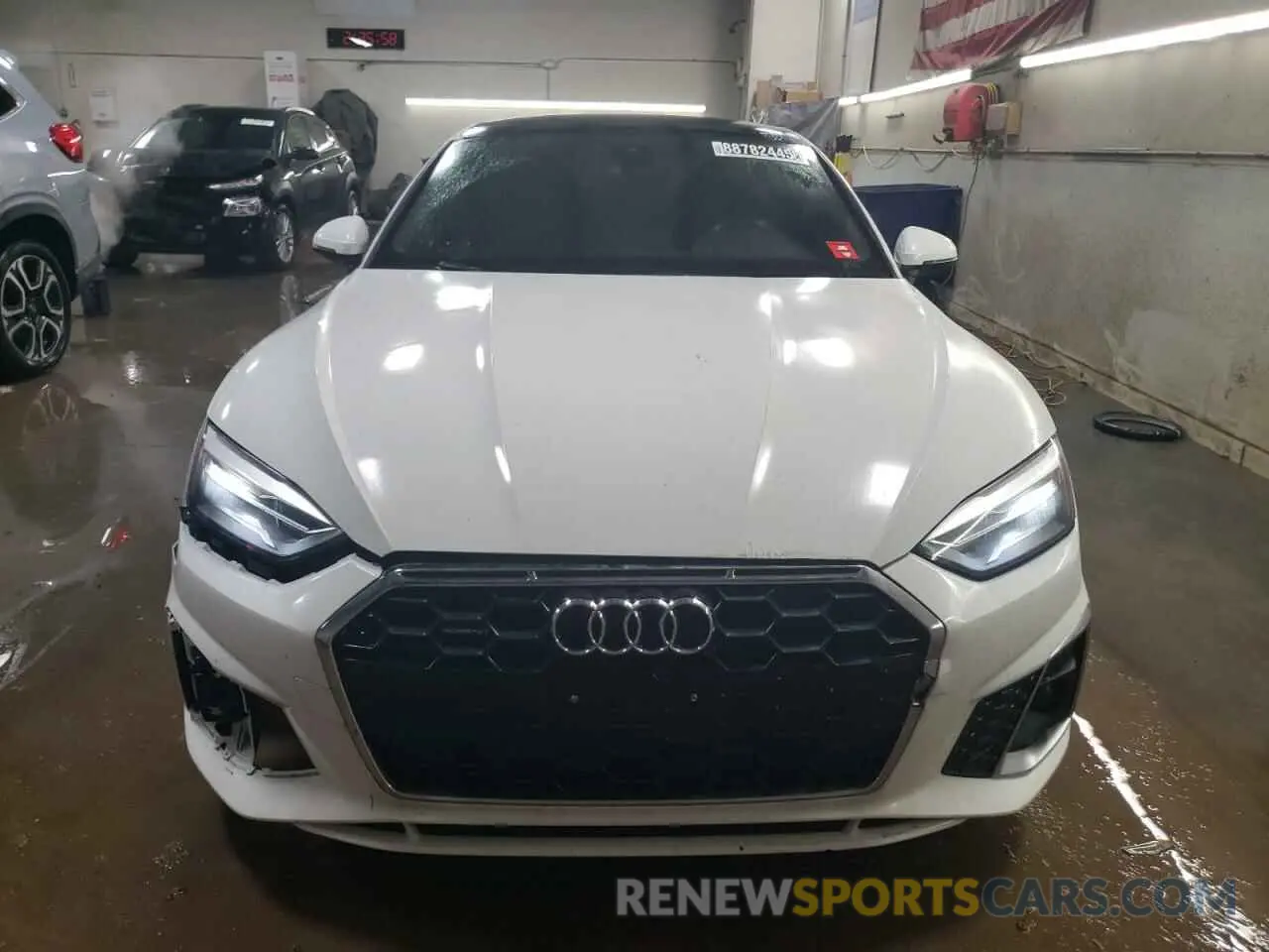 5 fotografías del automóvil dañado WAUDACF53MA016807 AUDI A5 2021