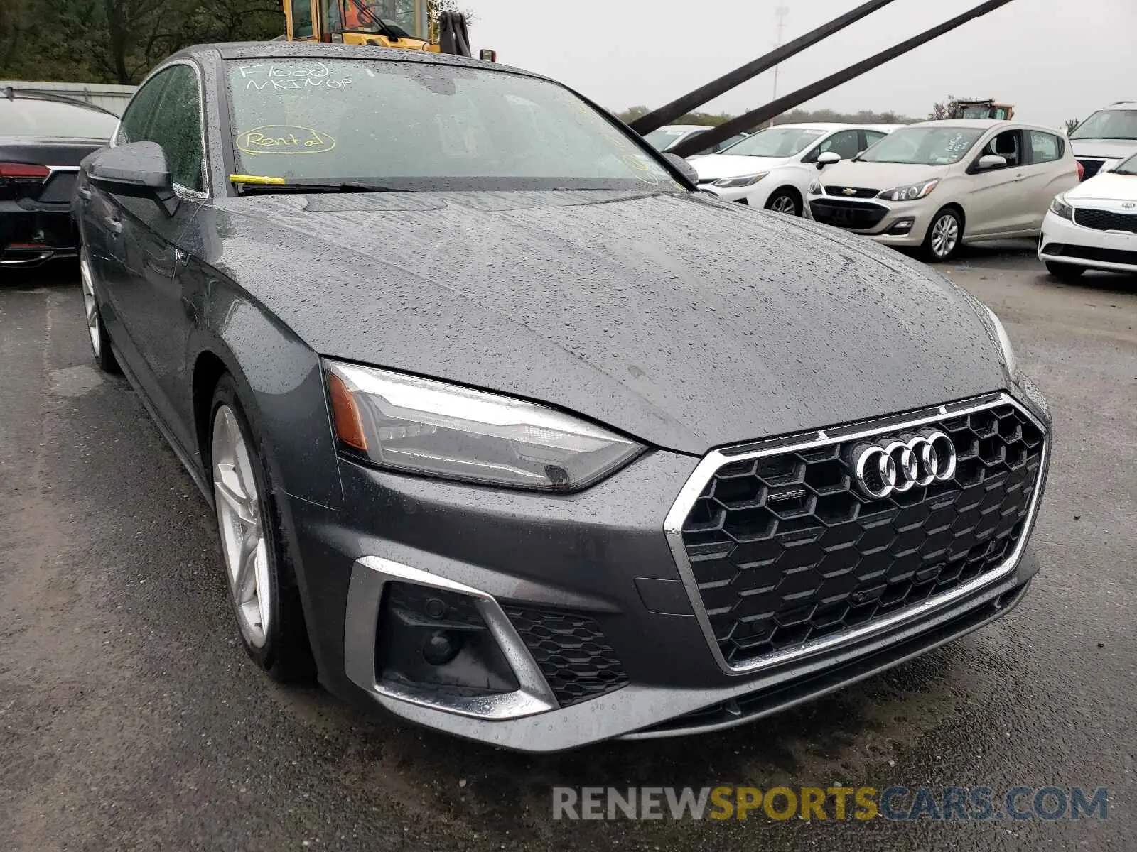 1 fotografías del automóvil dañado WAUDACF57MA012050 AUDI A5 2021