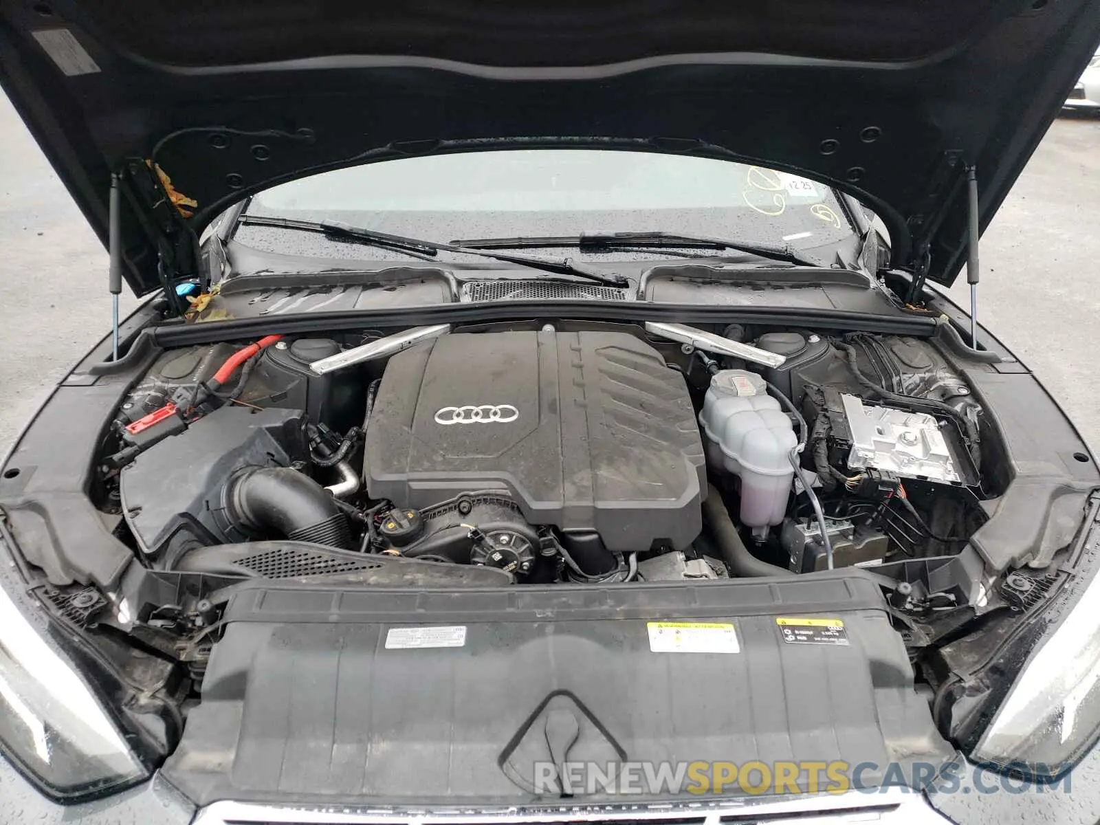 7 fotografías del automóvil dañado WAUDACF57MA012050 AUDI A5 2021