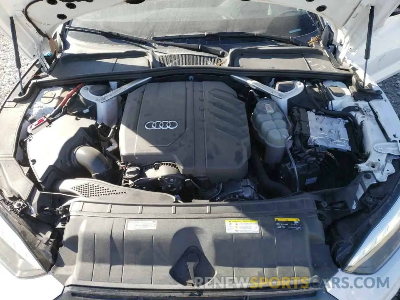 11 fotografías del automóvil dañado WAUEACF5XMA048061 AUDI A5 2021