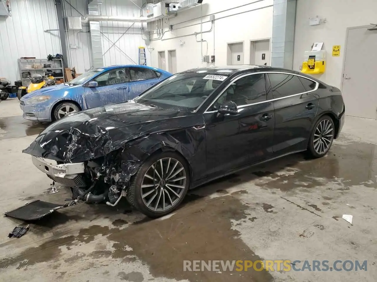 1 fotografías del automóvil dañado WAUFACF51MA031847 AUDI A5 2021