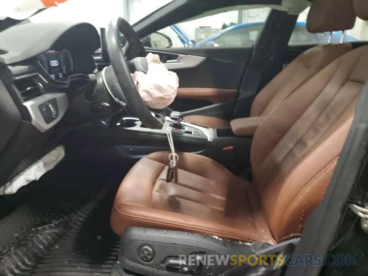 7 fotografías del automóvil dañado WAUFACF51MA031847 AUDI A5 2021