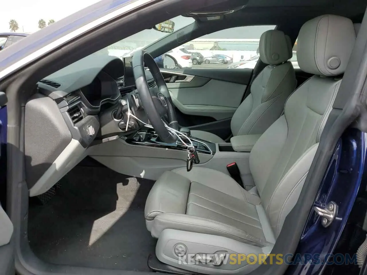 7 fotografías del automóvil dañado WAUFACF51MA046073 AUDI A5 2021