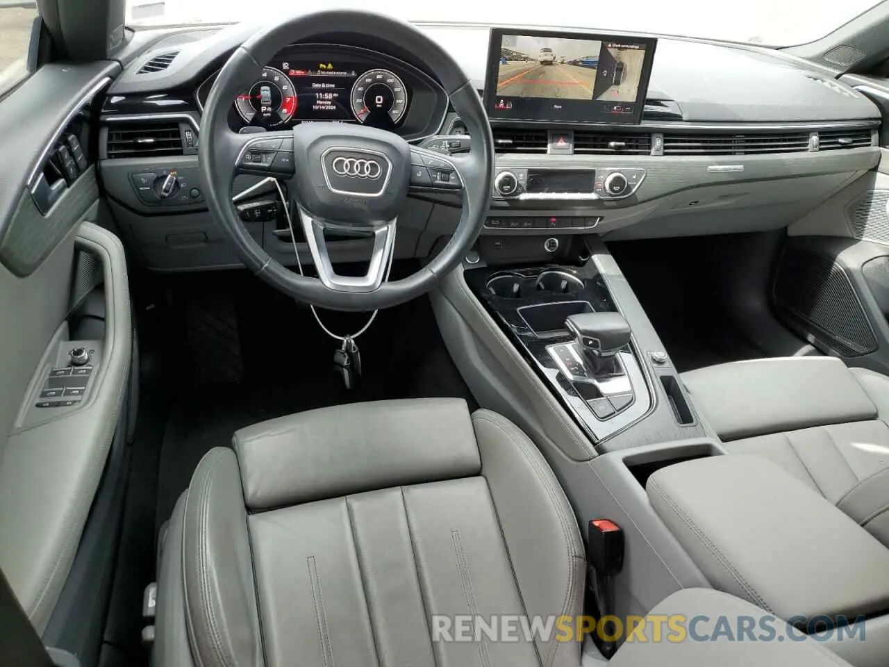 8 fotografías del automóvil dañado WAUFACF51MA046073 AUDI A5 2021