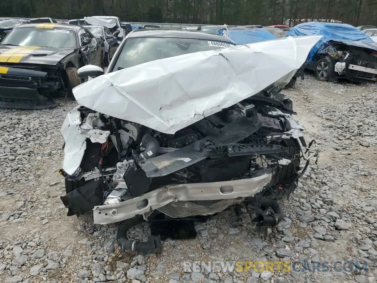 5 fotografías del automóvil dañado WAUFACF54MA041742 AUDI A5 2021