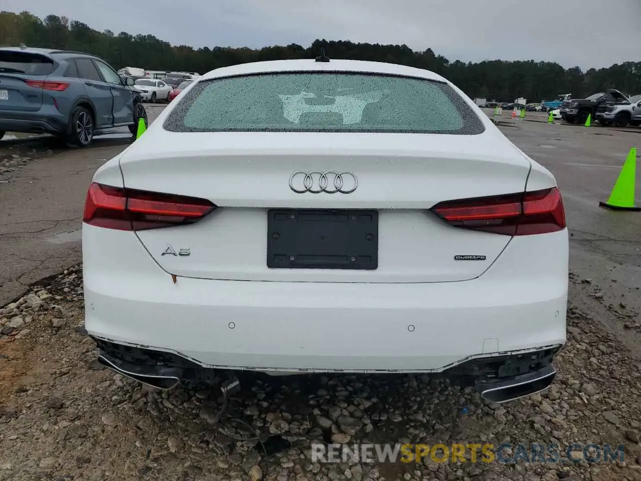 6 fotografías del automóvil dañado WAUFACF54MA041742 AUDI A5 2021