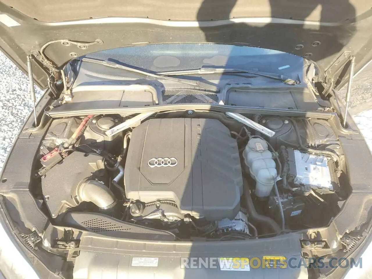 11 fotografías del automóvil dañado WAUFACF55MA019605 AUDI A5 2021