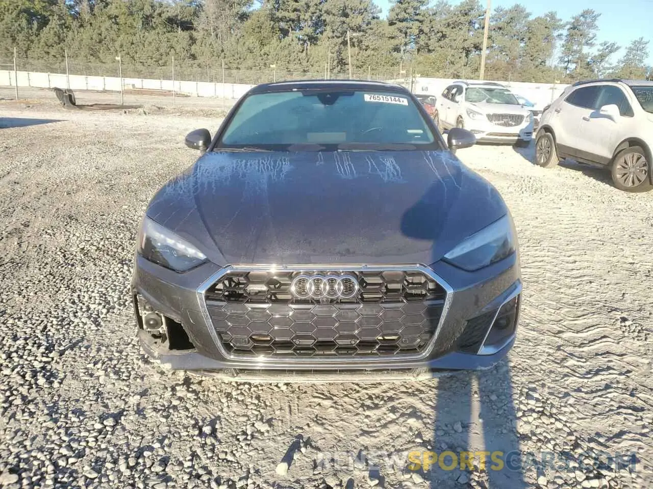 5 fotografías del automóvil dañado WAUFACF55MA019605 AUDI A5 2021