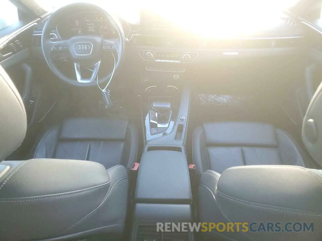 8 fotografías del automóvil dañado WAUFACF55MA019605 AUDI A5 2021