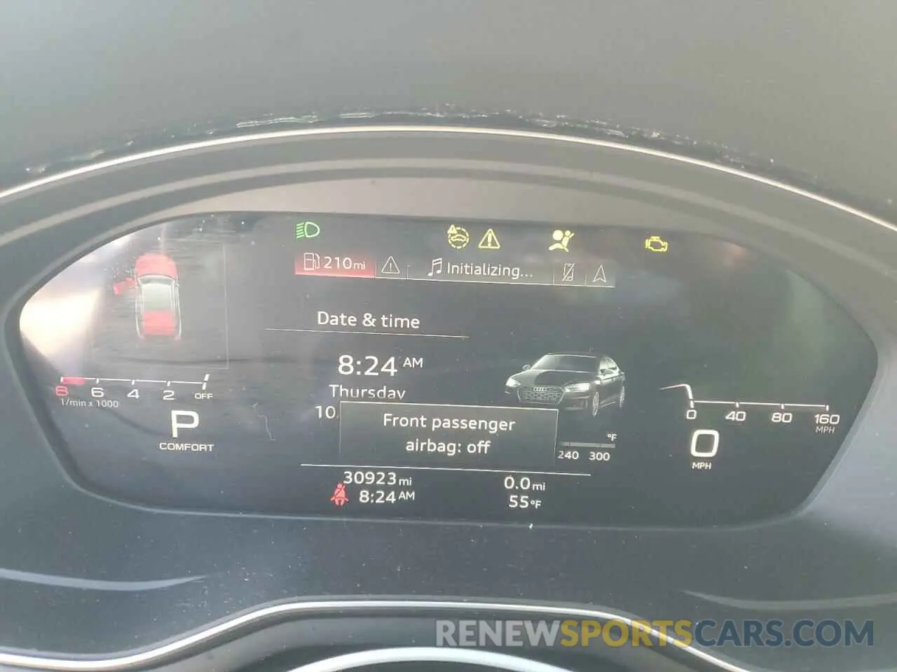 9 fotografías del automóvil dañado WAUFACF55MA019605 AUDI A5 2021