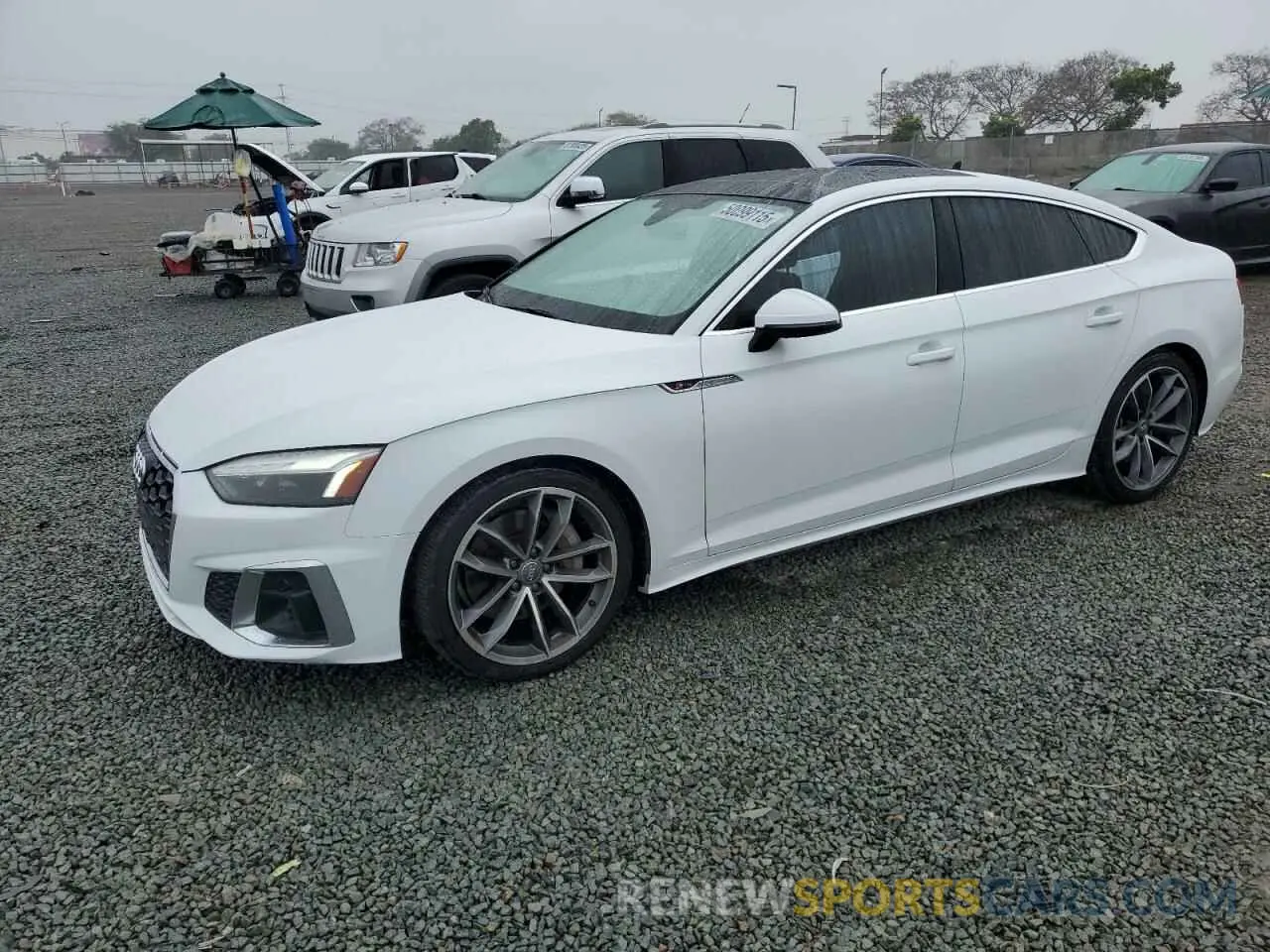 1 fotografías del automóvil dañado WAUFACF57MA019587 AUDI A5 2021