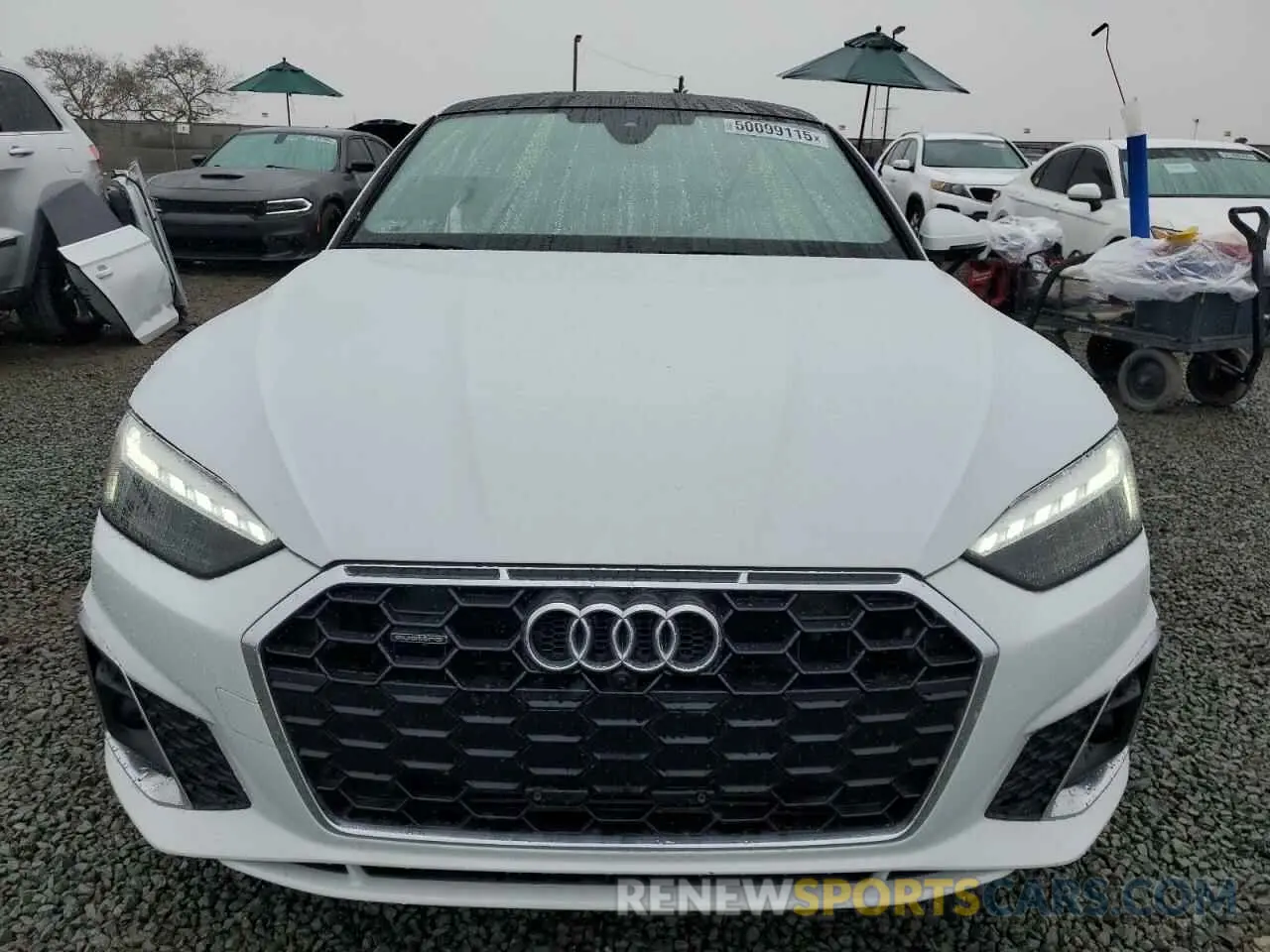 5 fotografías del automóvil dañado WAUFACF57MA019587 AUDI A5 2021