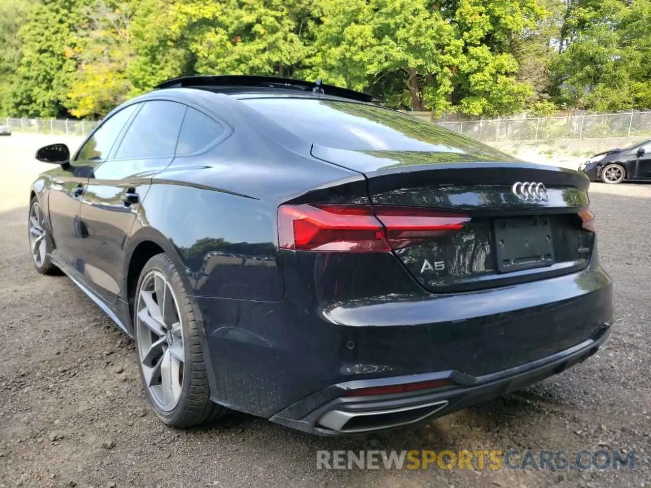 3 fotografías del automóvil dañado WAUFACF57MA039550 AUDI A5 2021