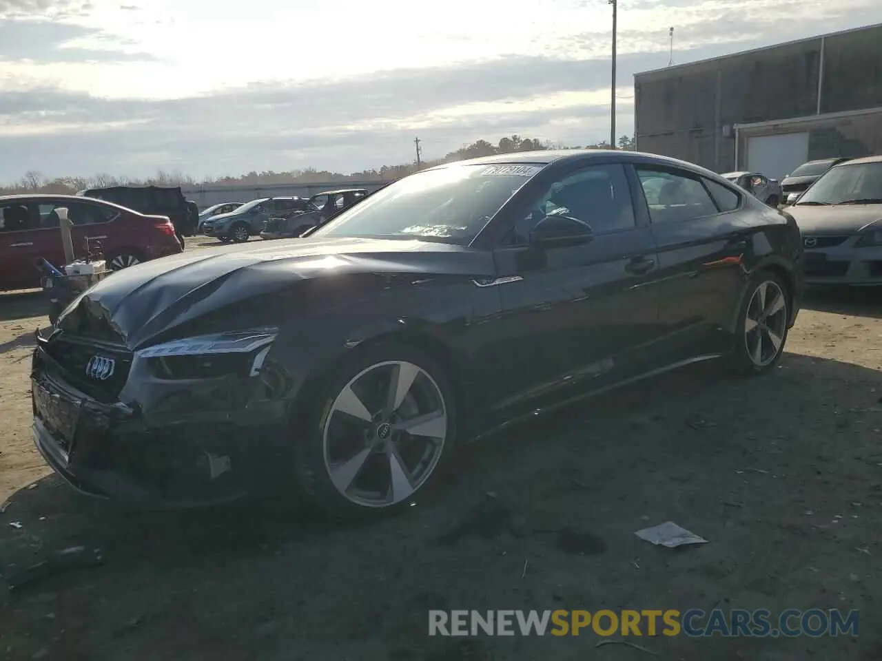 1 fotografías del automóvil dañado WAUFACF59MA062859 AUDI A5 2021