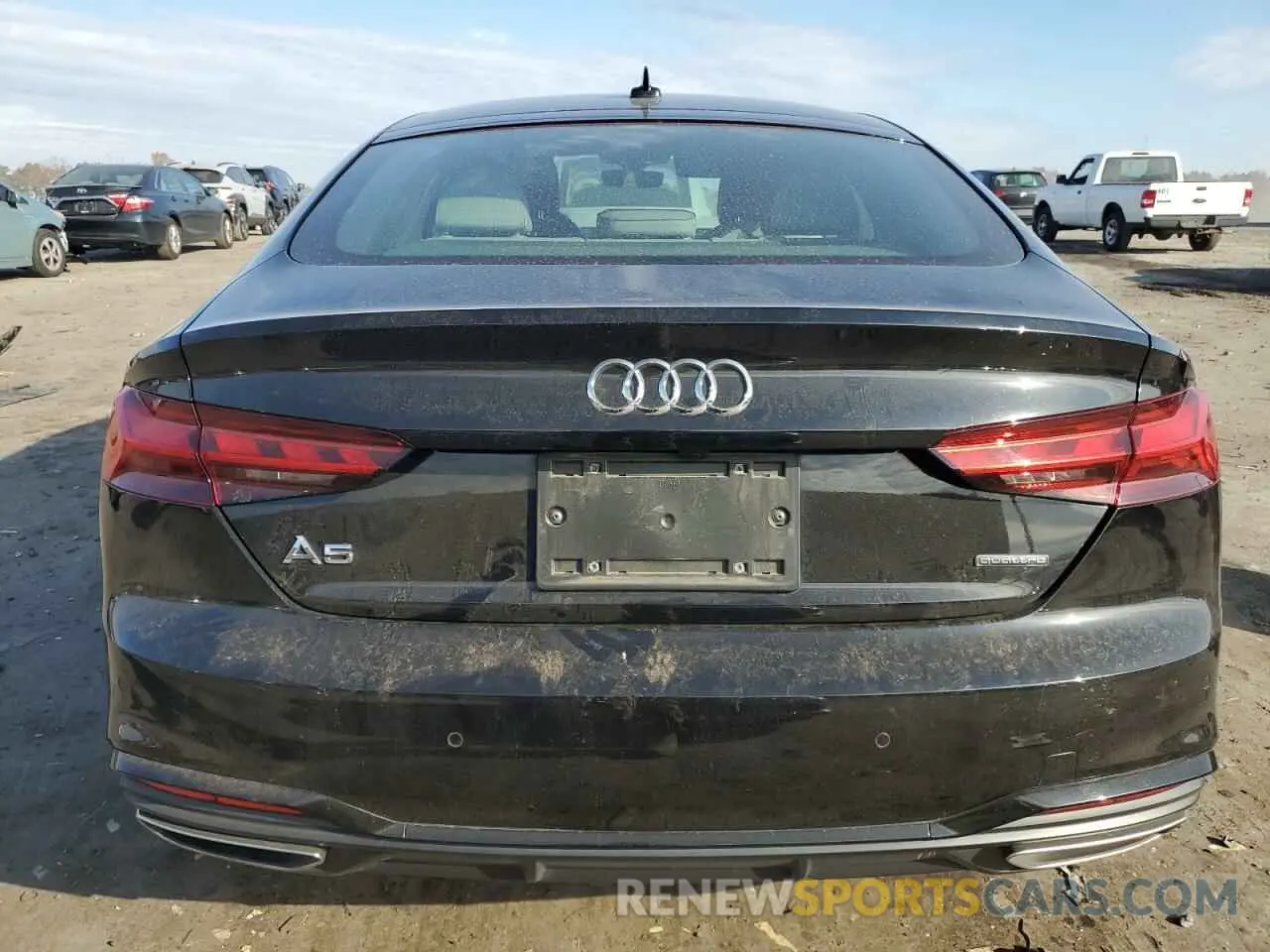 6 fotografías del automóvil dañado WAUFACF59MA062859 AUDI A5 2021