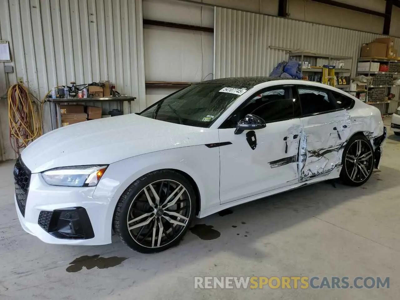 1 fotografías del automóvil dañado WAUFACF5XMA050168 AUDI A5 2021