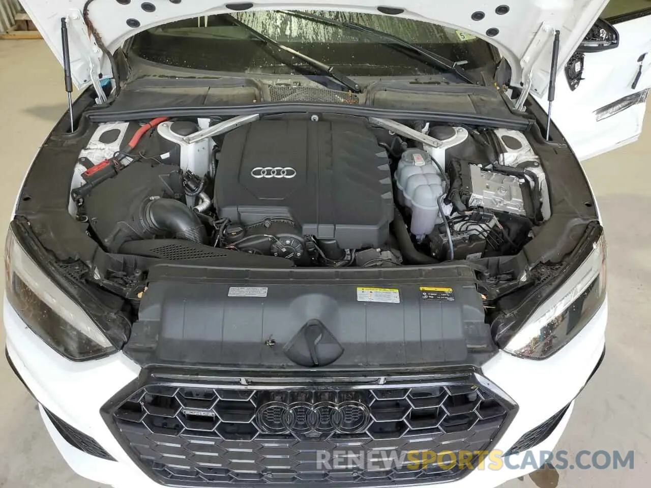 11 fotografías del automóvil dañado WAUFACF5XMA050168 AUDI A5 2021