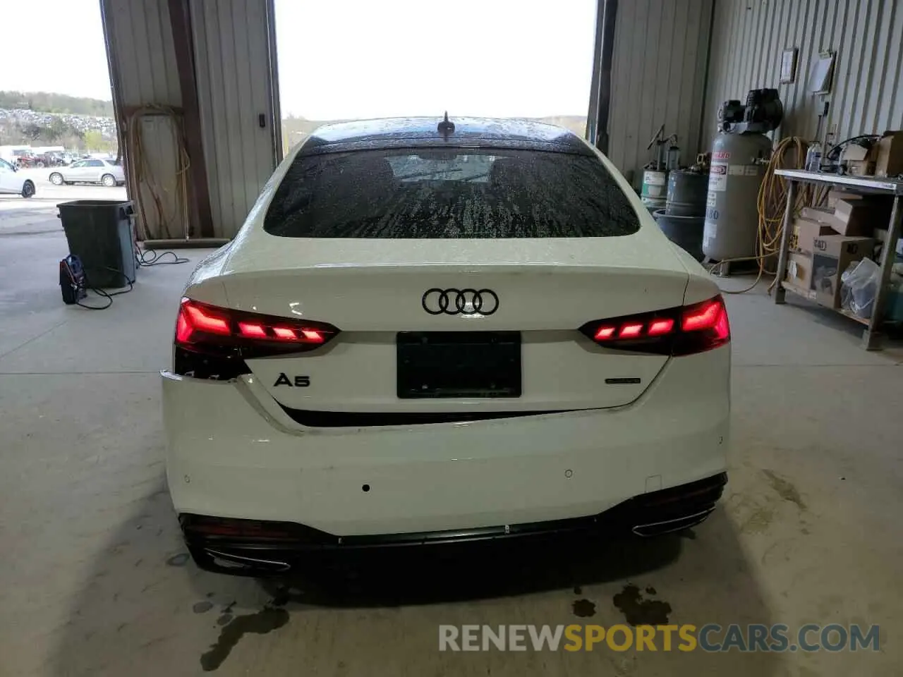 6 fotografías del automóvil dañado WAUFACF5XMA050168 AUDI A5 2021