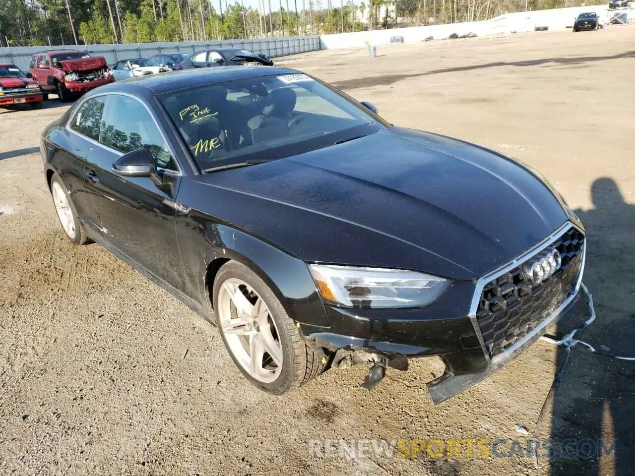 1 fotografías del automóvil dañado WAUSAAF50MA034399 AUDI A5 2021