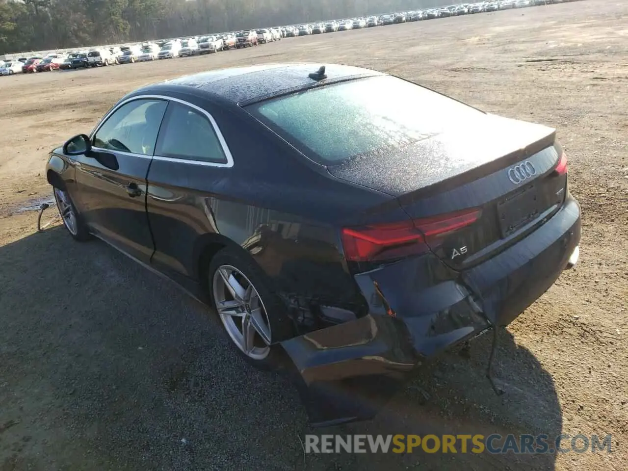 3 fotografías del automóvil dañado WAUSAAF50MA034399 AUDI A5 2021