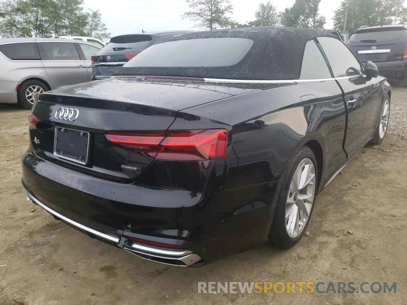 4 fotografías del automóvil dañado WAUWAGF53MN005119 AUDI A5 2021