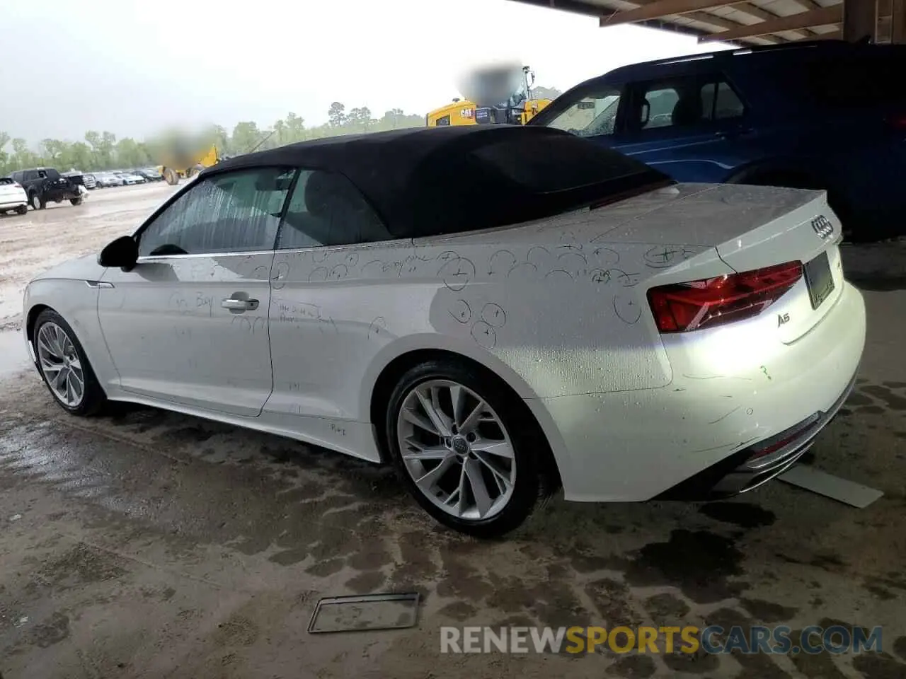 2 fotografías del automóvil dañado WAUWAGF55MN001301 AUDI A5 2021