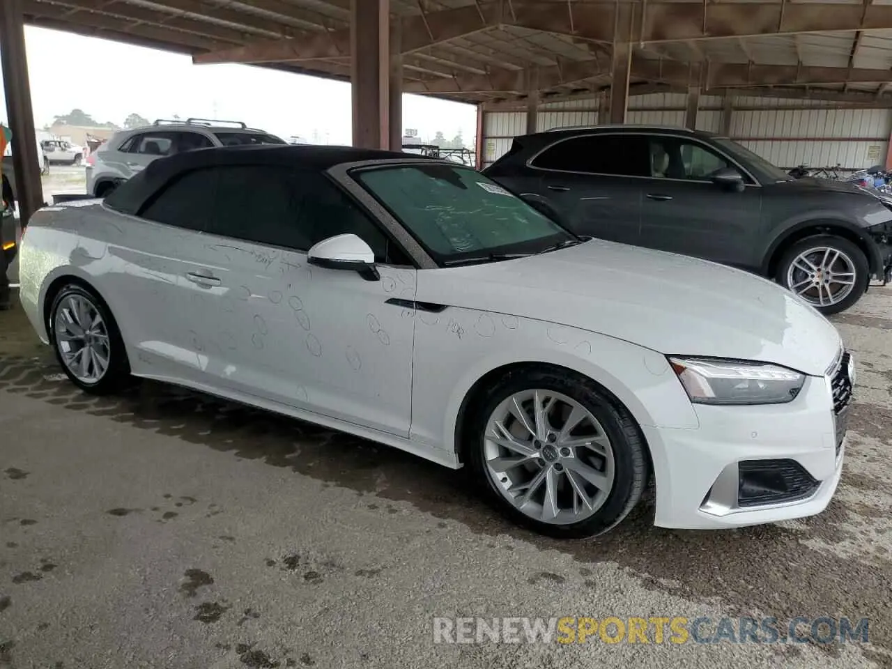 4 fotografías del automóvil dañado WAUWAGF55MN001301 AUDI A5 2021