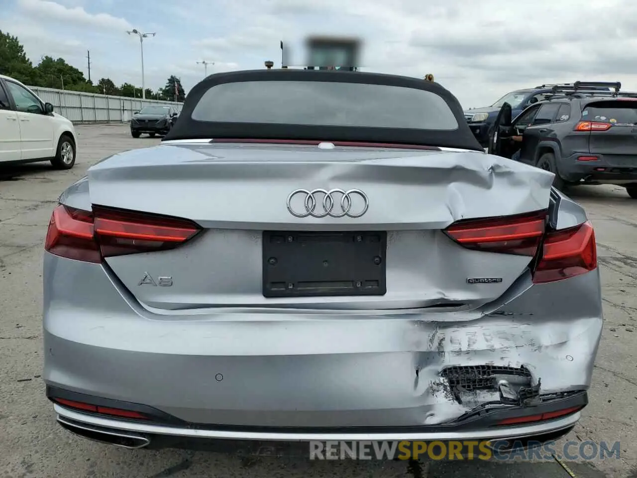 6 fotografías del automóvil dañado WAUWAGF55MN006904 AUDI A5 2021