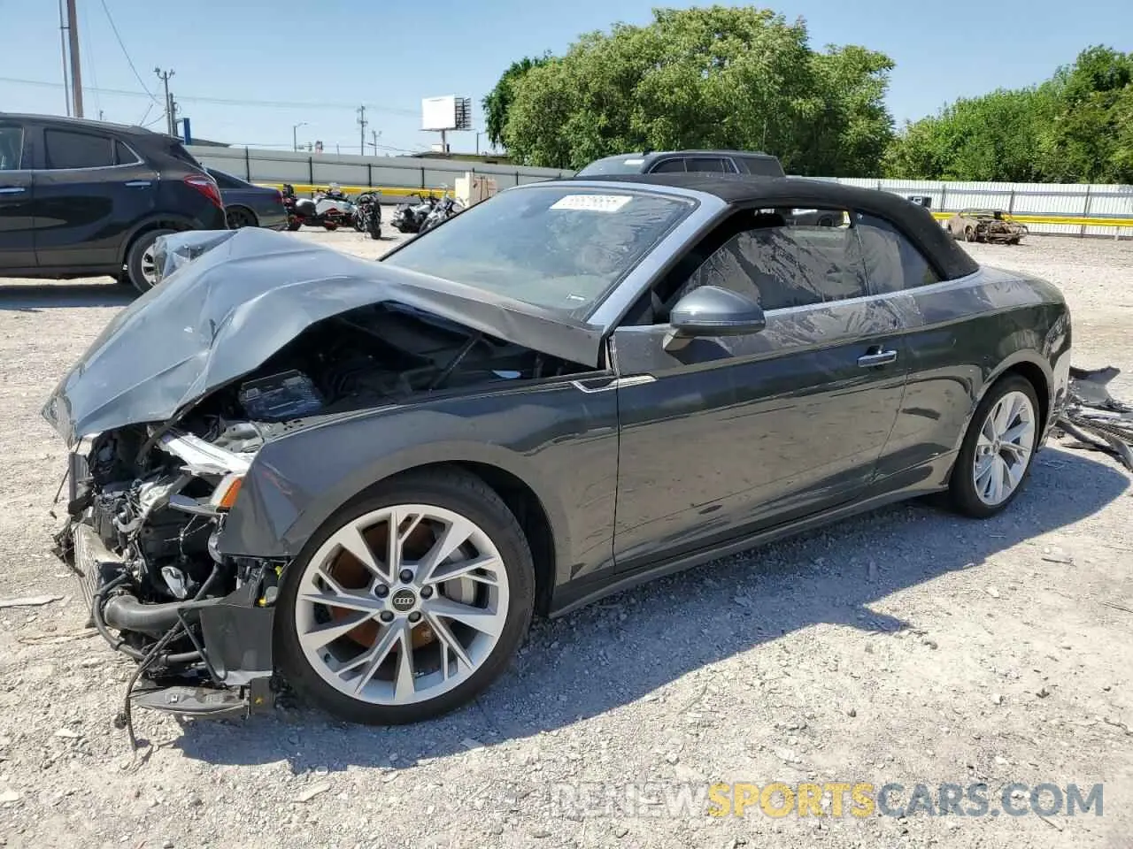 1 fotografías del automóvil dañado WAUWAGF56MN004871 AUDI A5 2021