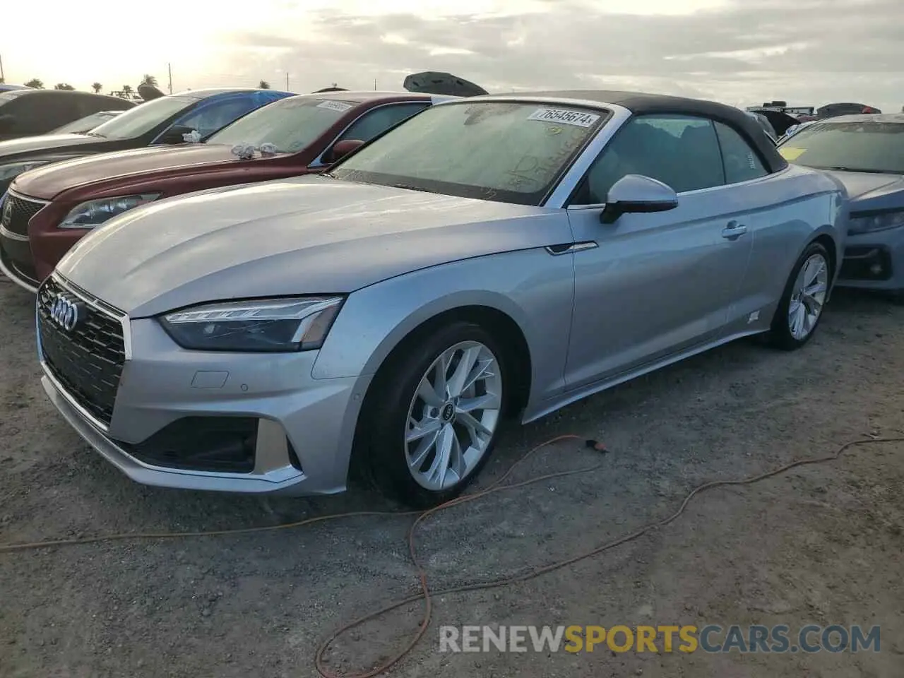 1 fotografías del automóvil dañado WAUYAGF52MN007095 AUDI A5 2021
