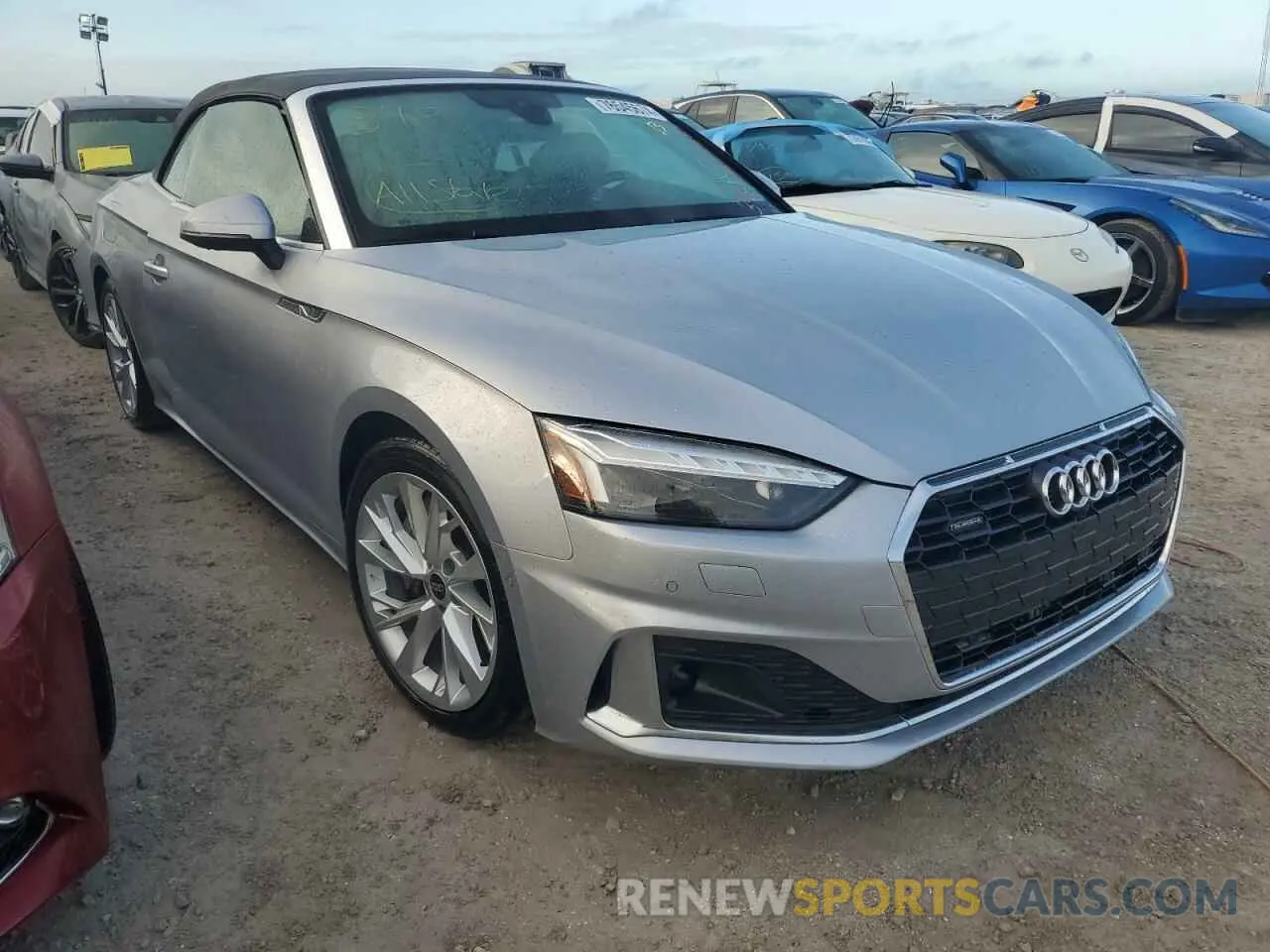 4 fotografías del automóvil dañado WAUYAGF52MN007095 AUDI A5 2021
