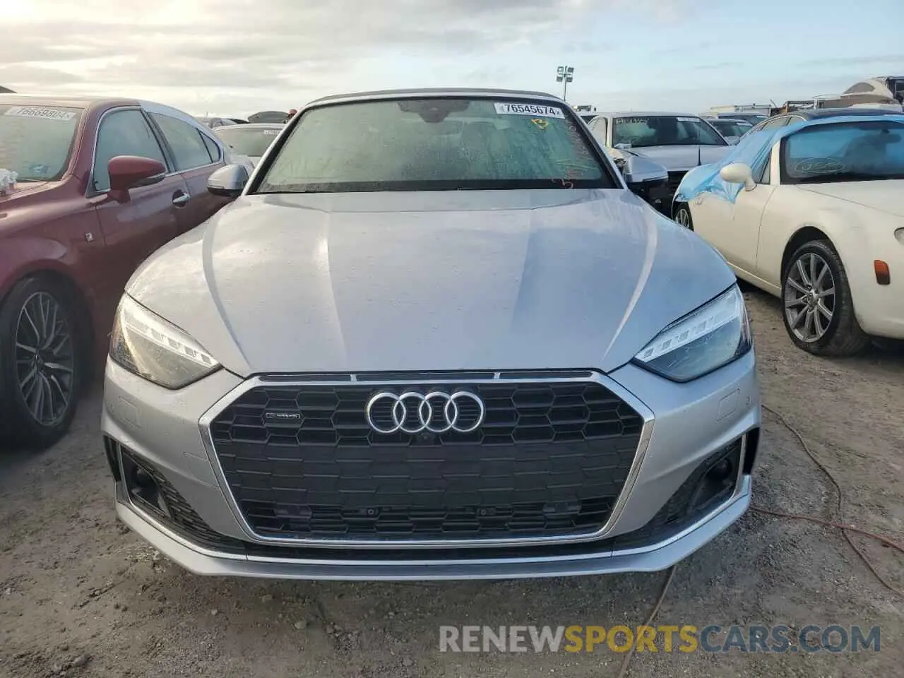 5 fotografías del automóvil dañado WAUYAGF52MN007095 AUDI A5 2021