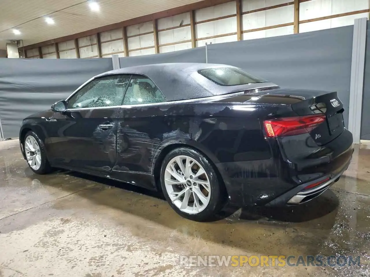 2 fotografías del automóvil dañado WAU2AGF58NN005861 AUDI A5 2022