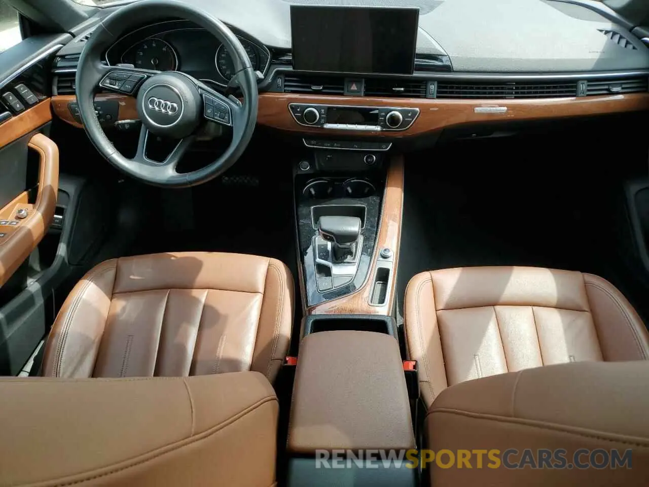 8 fotografías del automóvil dañado WAUABCF58NA027979 AUDI A5 2022