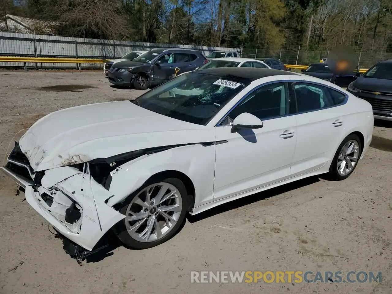 1 fotografías del automóvil dañado WAUABDF56NA003489 AUDI A5 2022