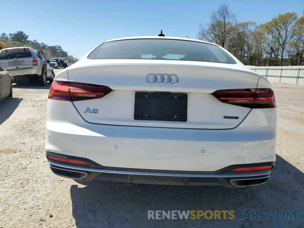 6 fotografías del automóvil dañado WAUABDF56NA003489 AUDI A5 2022