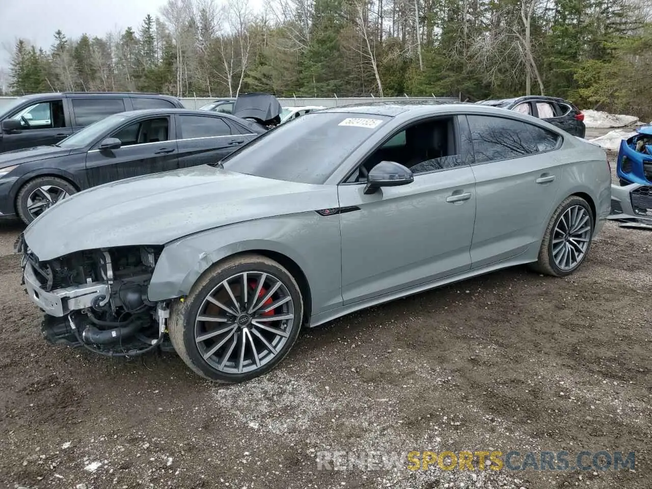 1 fotografías del automóvil dañado WAUEACF55NA020024 AUDI A5 2022