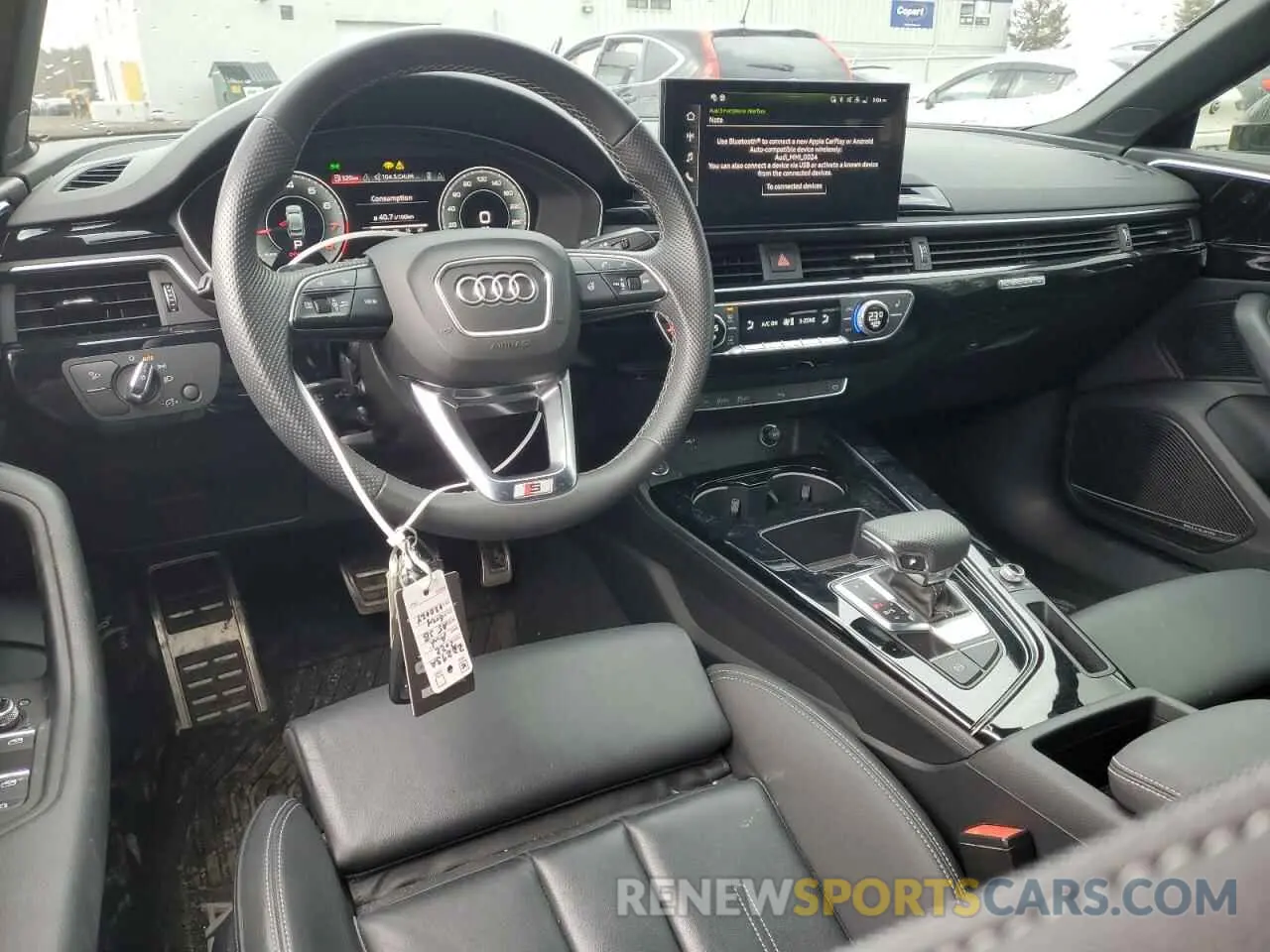 8 fotografías del automóvil dañado WAUEACF55NA020024 AUDI A5 2022