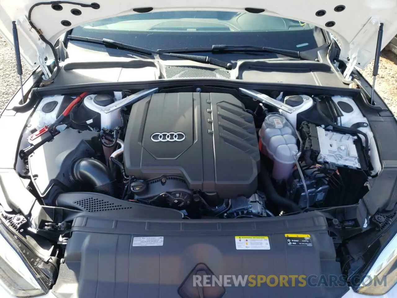 7 fotografías del automóvil dañado WAUFACF59NA018992 AUDI A5 2022