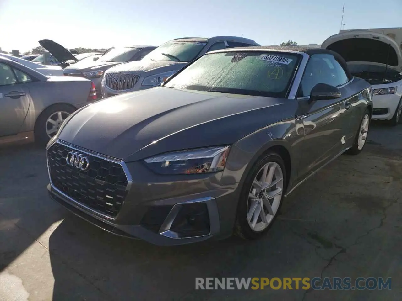 2 fotografías del automóvil dañado WAU4AGF53PN000448 AUDI A5 2023