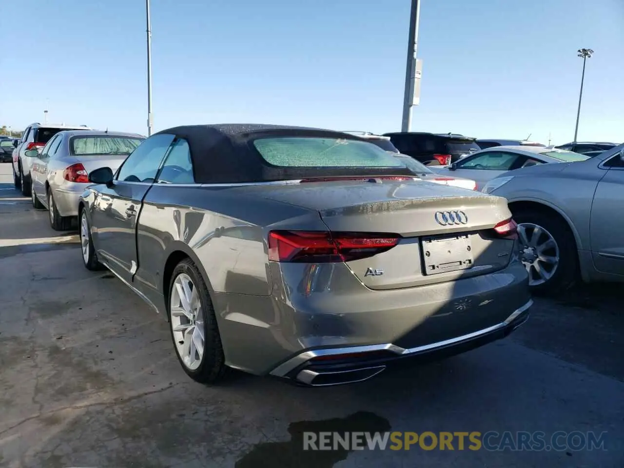 3 fotografías del automóvil dañado WAU4AGF53PN000448 AUDI A5 2023