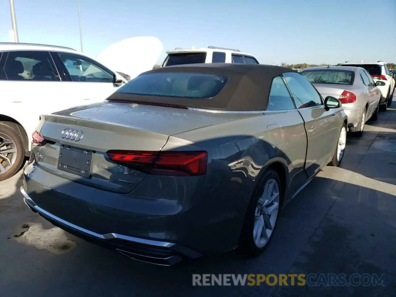 4 fotografías del automóvil dañado WAU4AGF53PN000448 AUDI A5 2023