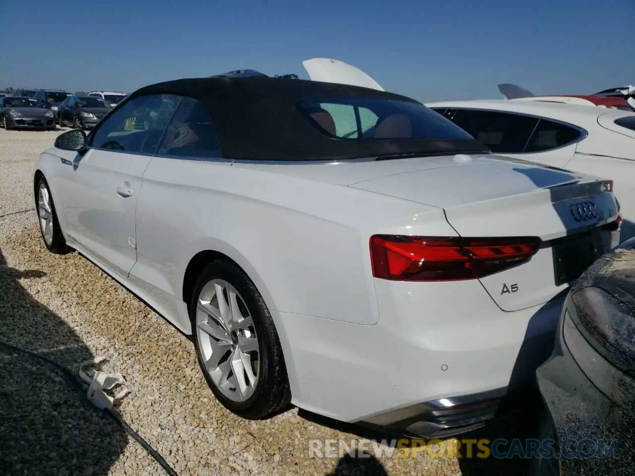 3 fotografías del automóvil dañado WAU4AGF56PN000587 AUDI A5 2023